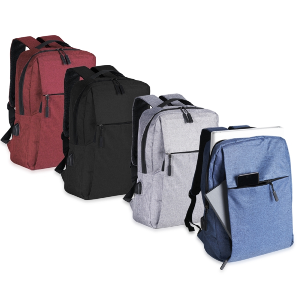 Mochila de Nylon USB 21L - Image 8